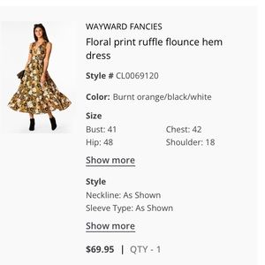 Eshakti Wayward Fancies Floral Print Dress